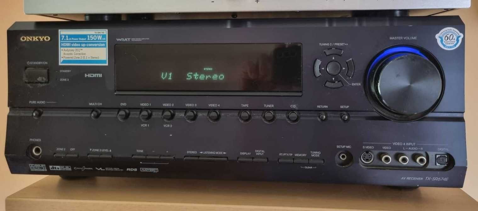 ONKYO TX-SR674E – Potęga dźwięku w Twoim salonie!