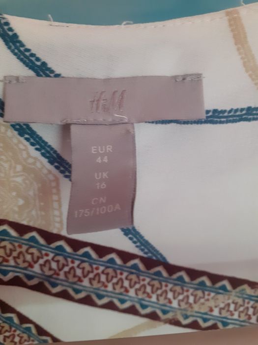 Długa sukienka H&M 44/XXL wysyłka olx