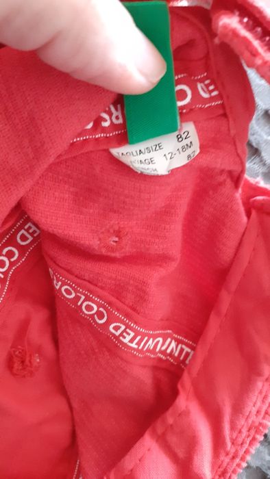 Boné da Benetton só 3€ 12-18 meses