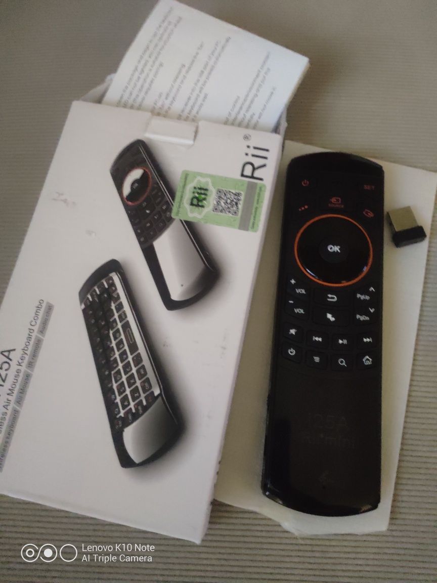 Rii i25 Mouse z 6-osiowym żyroskopem, zestaw myszki do klawiatury