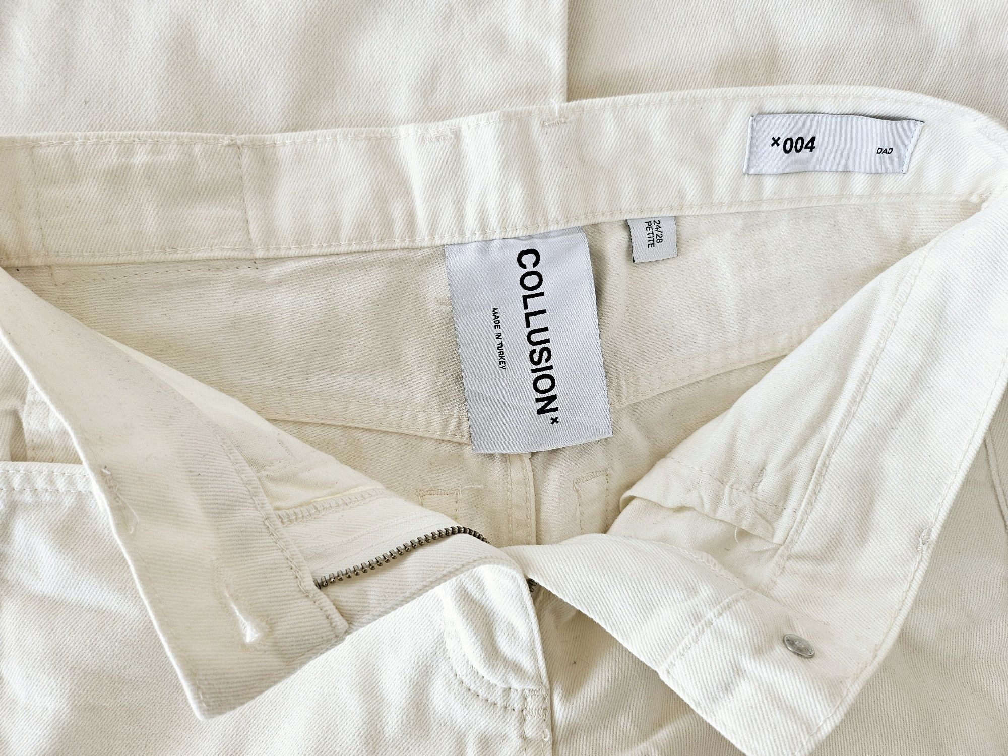 Collusion XS mom jeans jeansy skaterskie