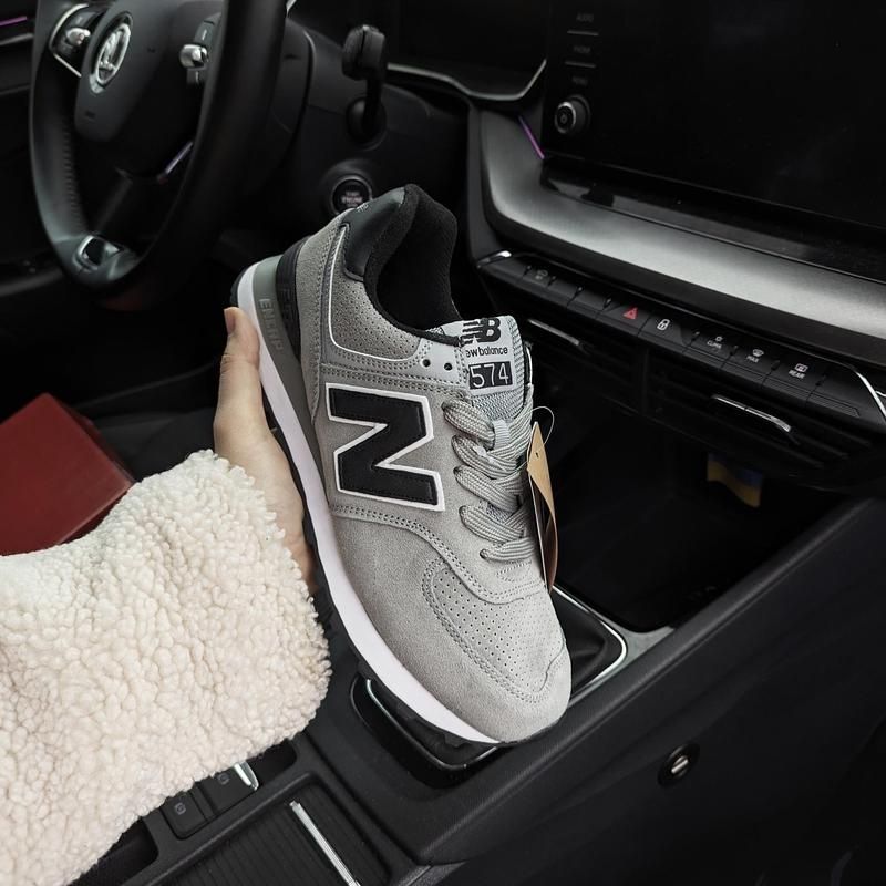 Чоловічі кросівки New balance 574 light grey on beige 36-45