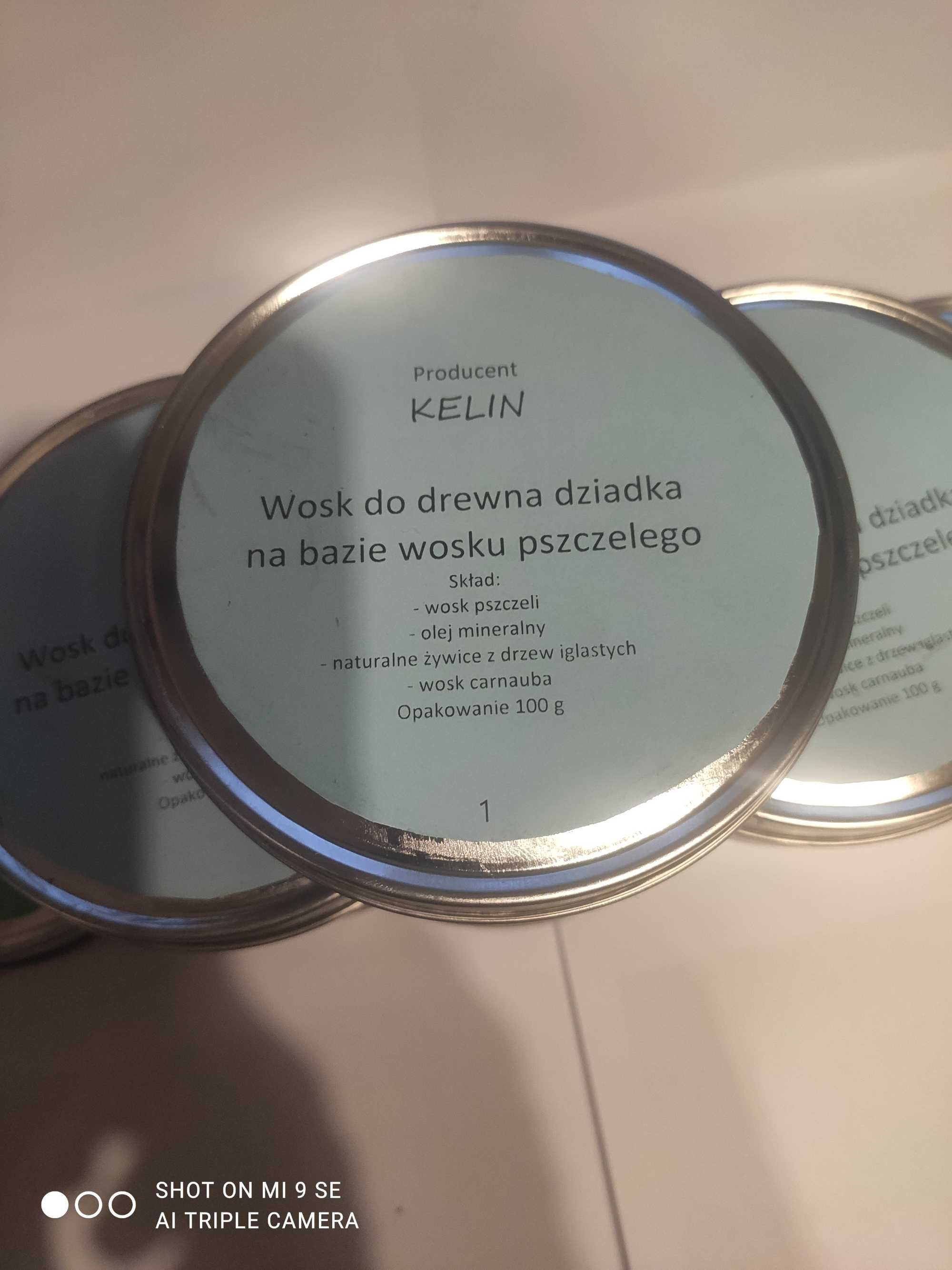 Wosk do drewna na bazie wosku pszczelego 100 g bez barwny