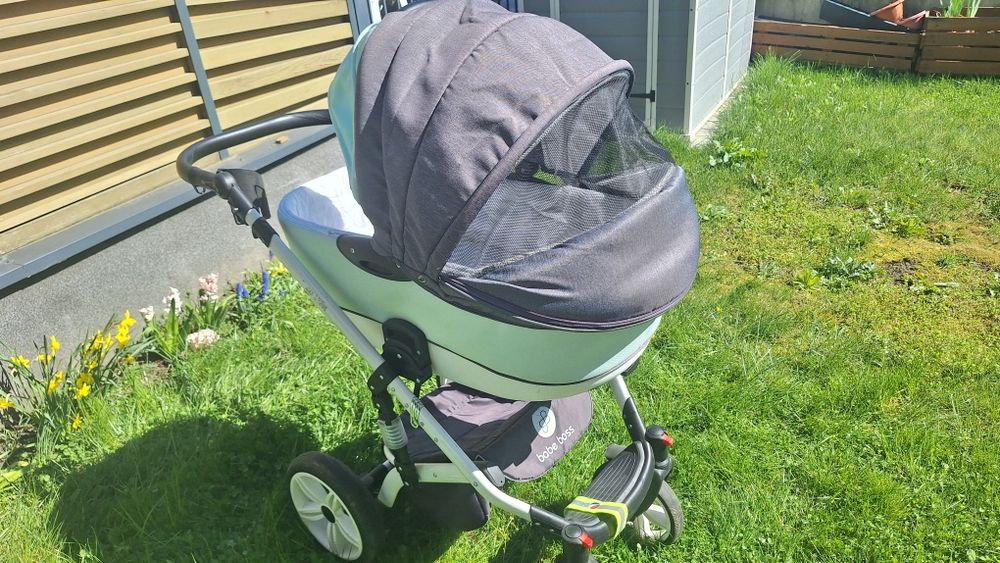 Babe Boss 3w1 aveiro szaro-zielony