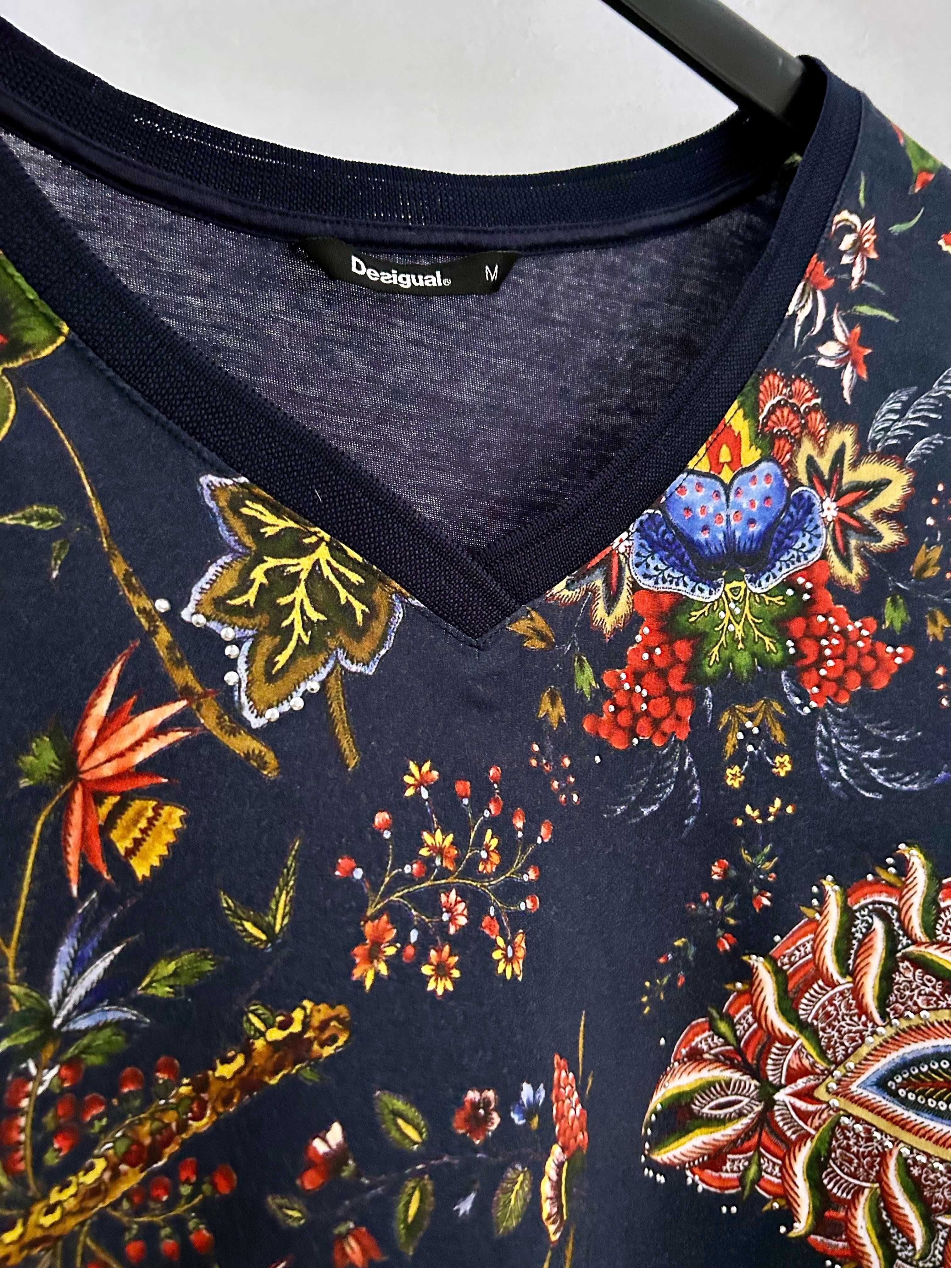 Bluzka Desigual - kolorowy wzór