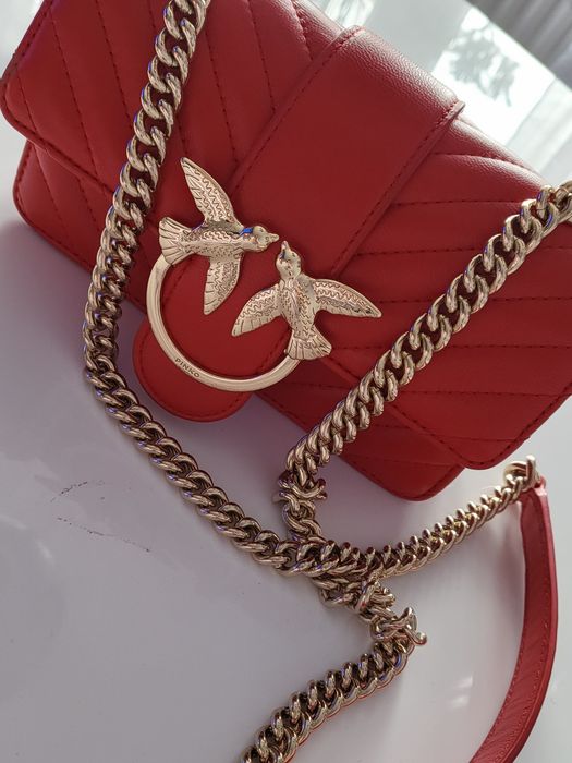 Torebka Pinko czerwona mini