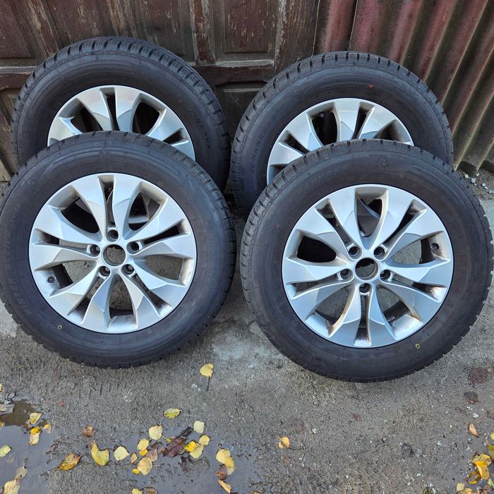 4x KOŁA ALUMINIOWE HONDA CR-V opony zimowe 225/65R17 2024r 8mm