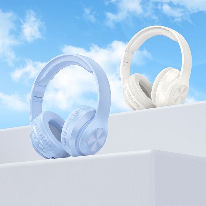 Borofone Słuchawki Nauszne Bo24 Gratified Bluetooth Białe