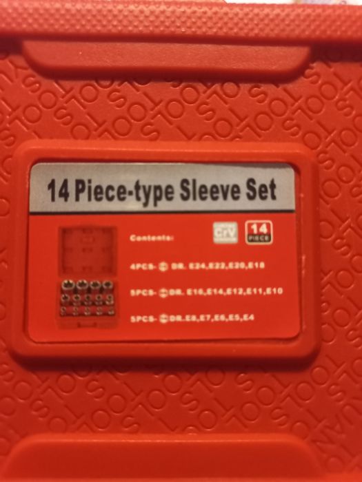 Zestaw nasadek torx  14szt