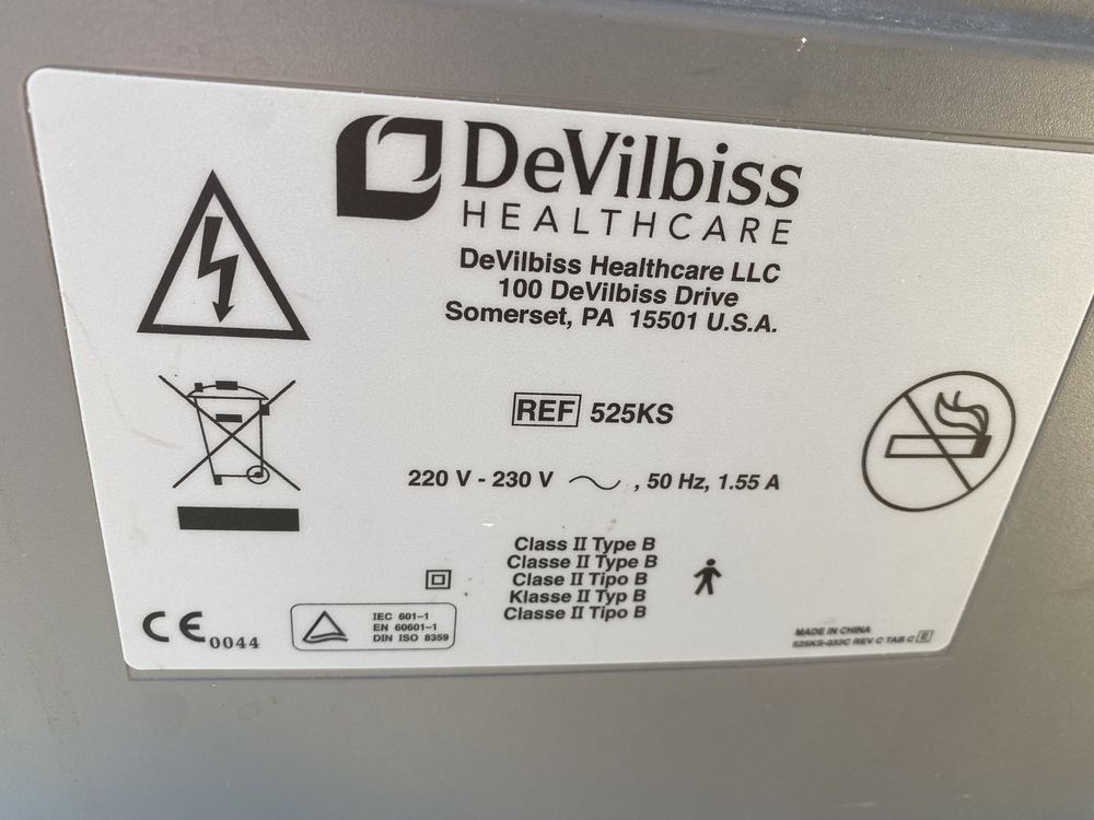 Devilbiss compact 525 koncentrator tlenu wytwornica aparat tlenowy