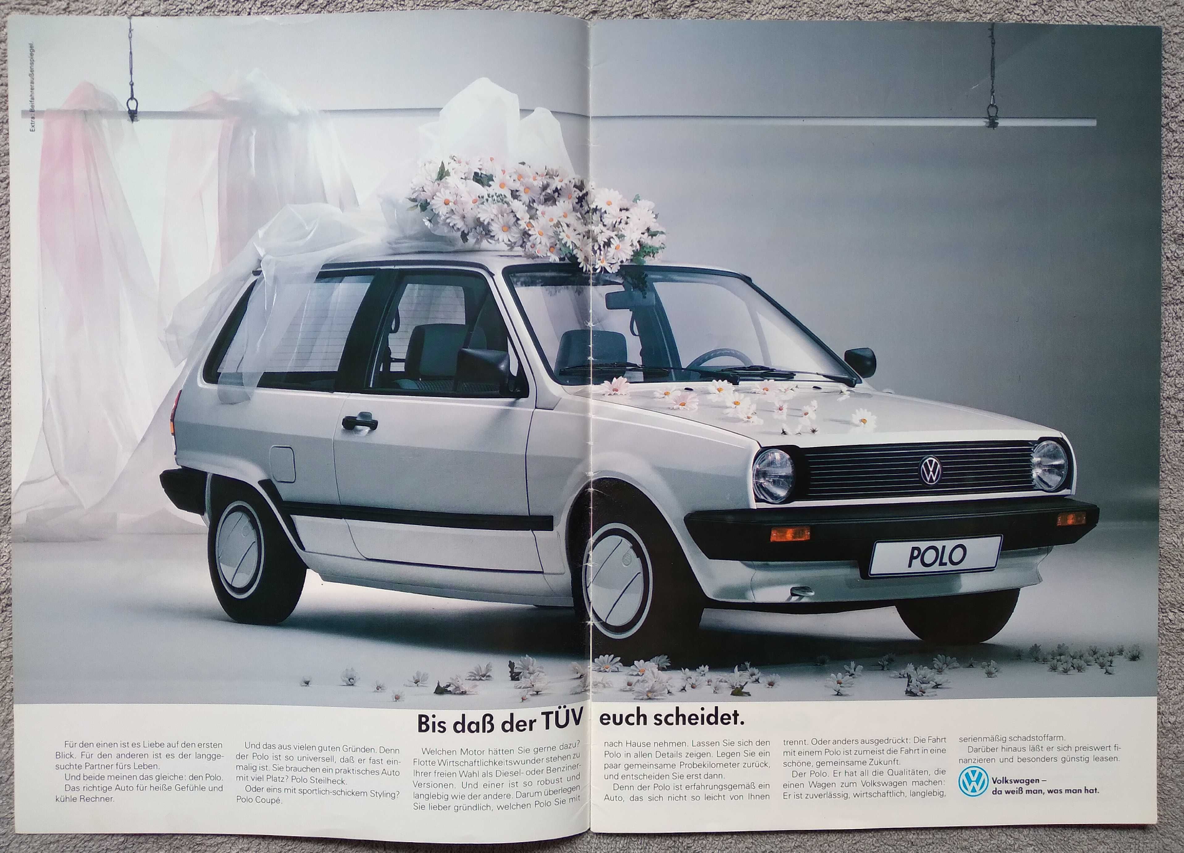 Prospekt Volkswagen modele 1988