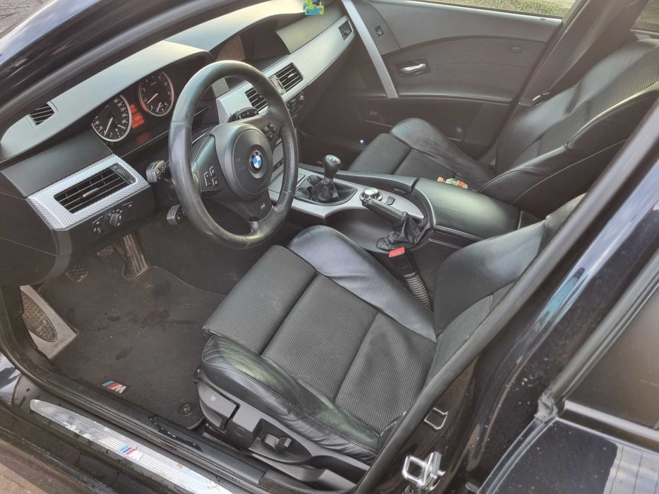 Bmw e60 ori m-pakiet N52B25A manual carbonschwarz wszystkie czesci!