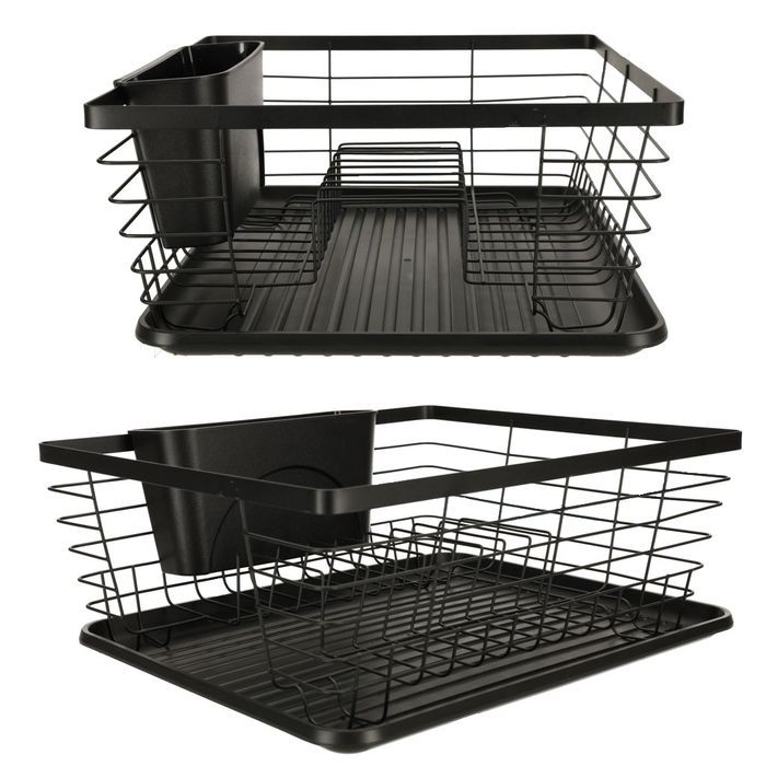 Suszarka do Naczyń Ociekacz na Naczynia Sztućce Metalowa Stojąca