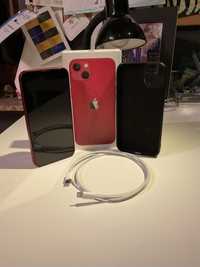 JAK NOWY + GRATISY iPhone 13 Product RED 128GB Oryginalne pudełko