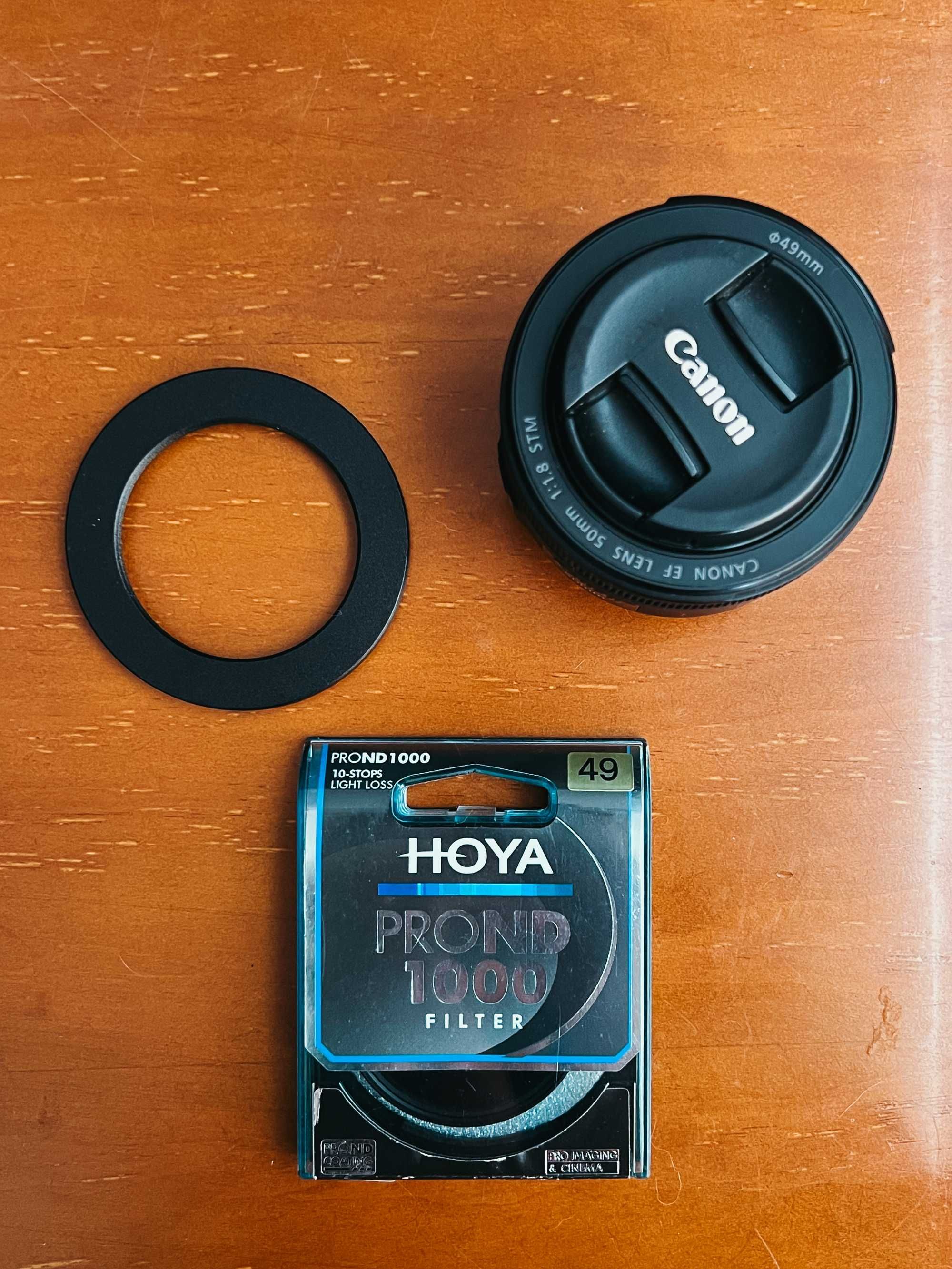 Canon 50mm f/1.8 STM + Filtro ND Hoya + Adaptador – Retratos com bokeh