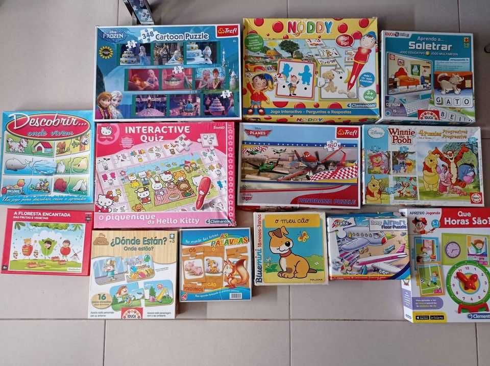 Conjunto de jogos e puzzles