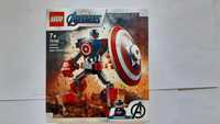 LEGO S Heroes Marvel Avengers 76168 Captain America Mech Armor selado
