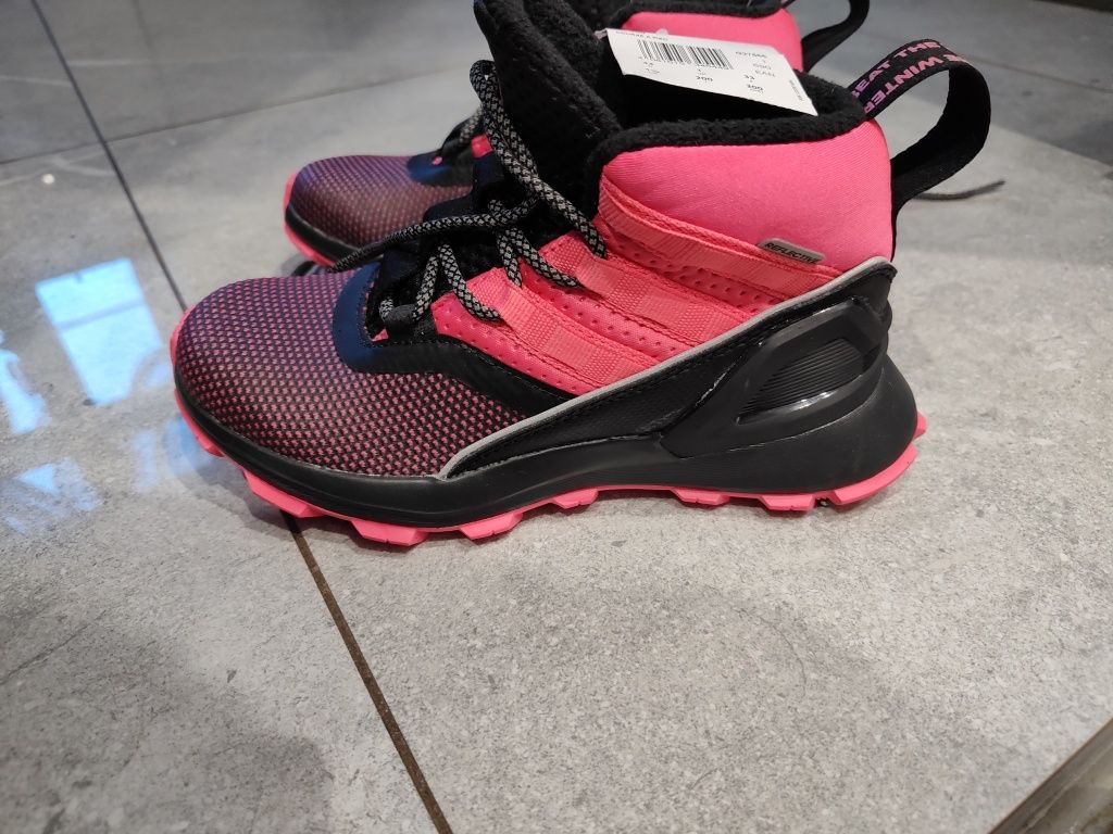 Nowe buty dziecięce dla dziewczynki Adidas RapidaRun ATR BTW K rozmiar