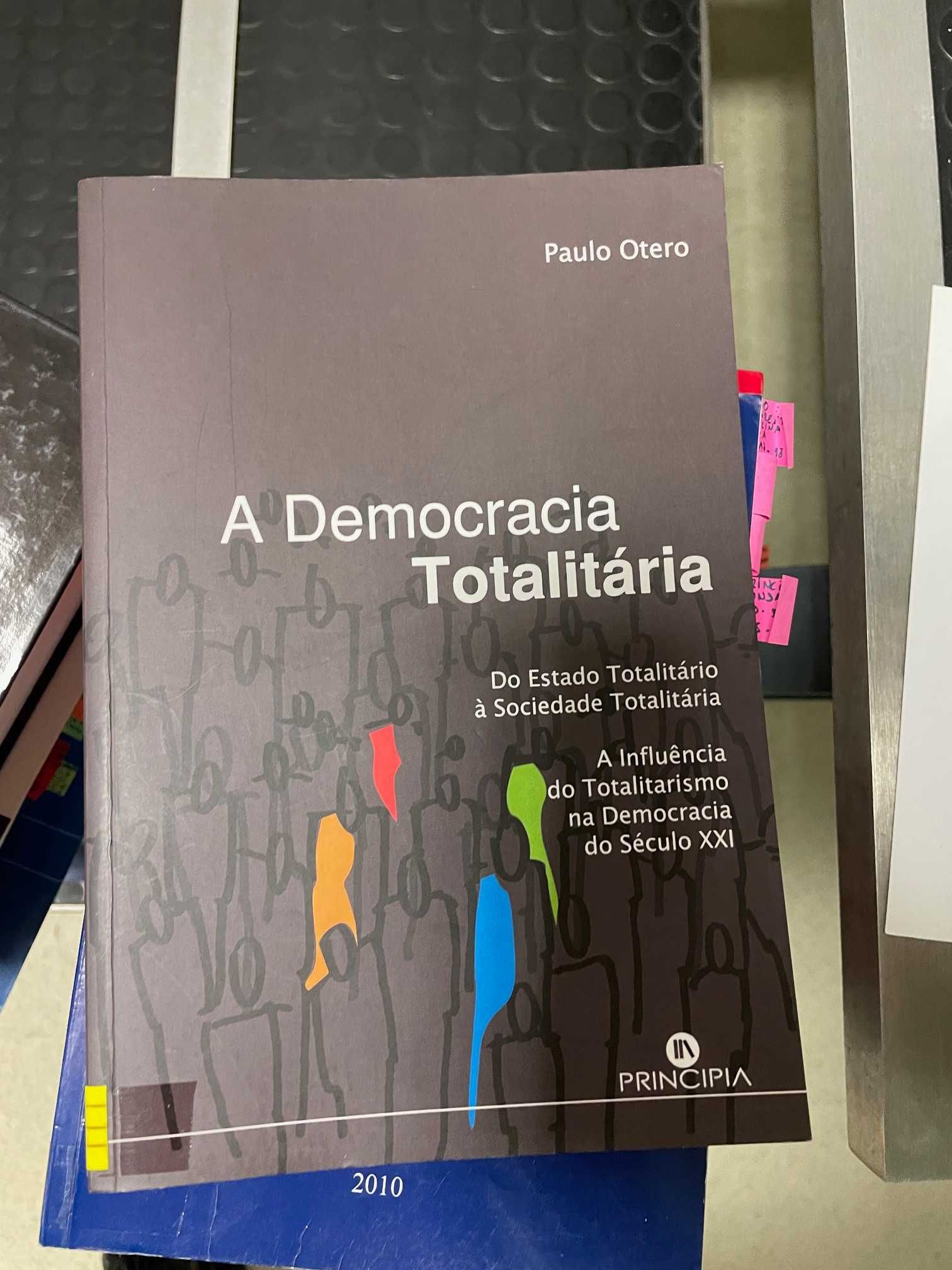 livro a democracia totalitária- paulo otero