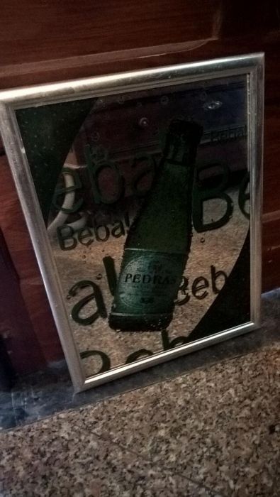 Quadro espelhado vintage das "Pedras Salgadas"