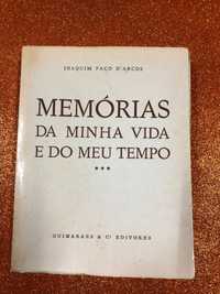 Memórias da minha vida e do meu tempo - Joaquim Paço D’Arcos