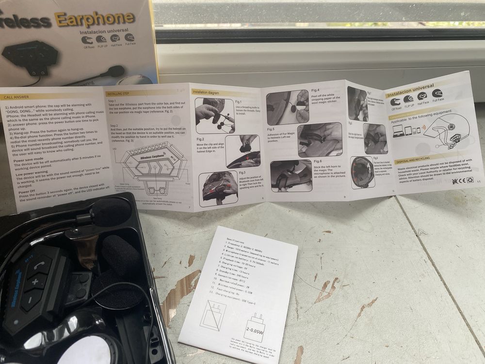 Sluhawki dla motocyklisty idealne z mikrofonem bluetooth