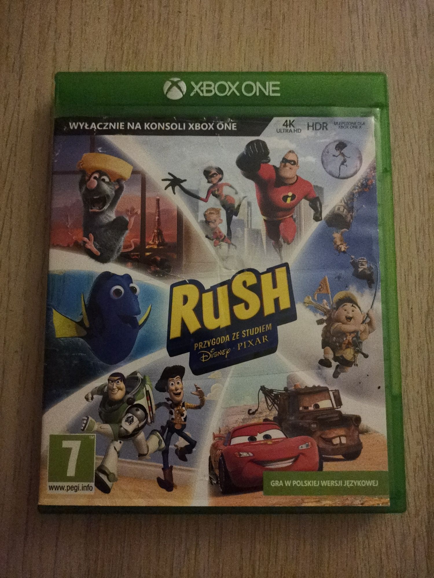 Rush przygoda ze studiem Disney pixar Xbox One S X Series