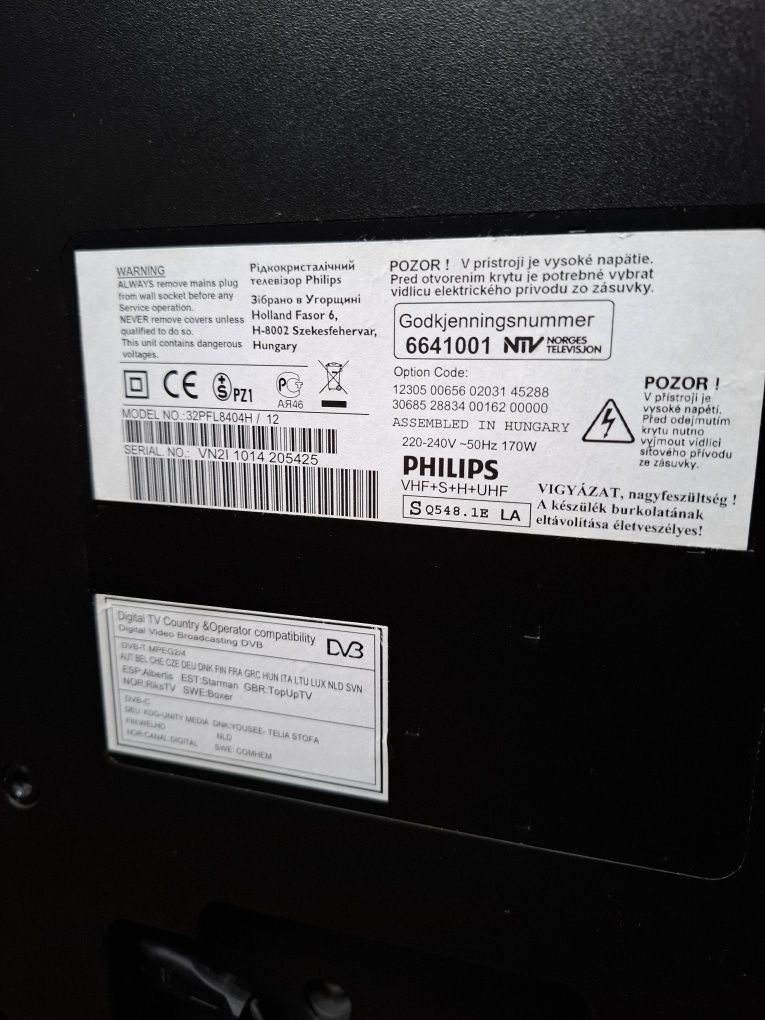 Telewizor Philips 32cale, Ambilight