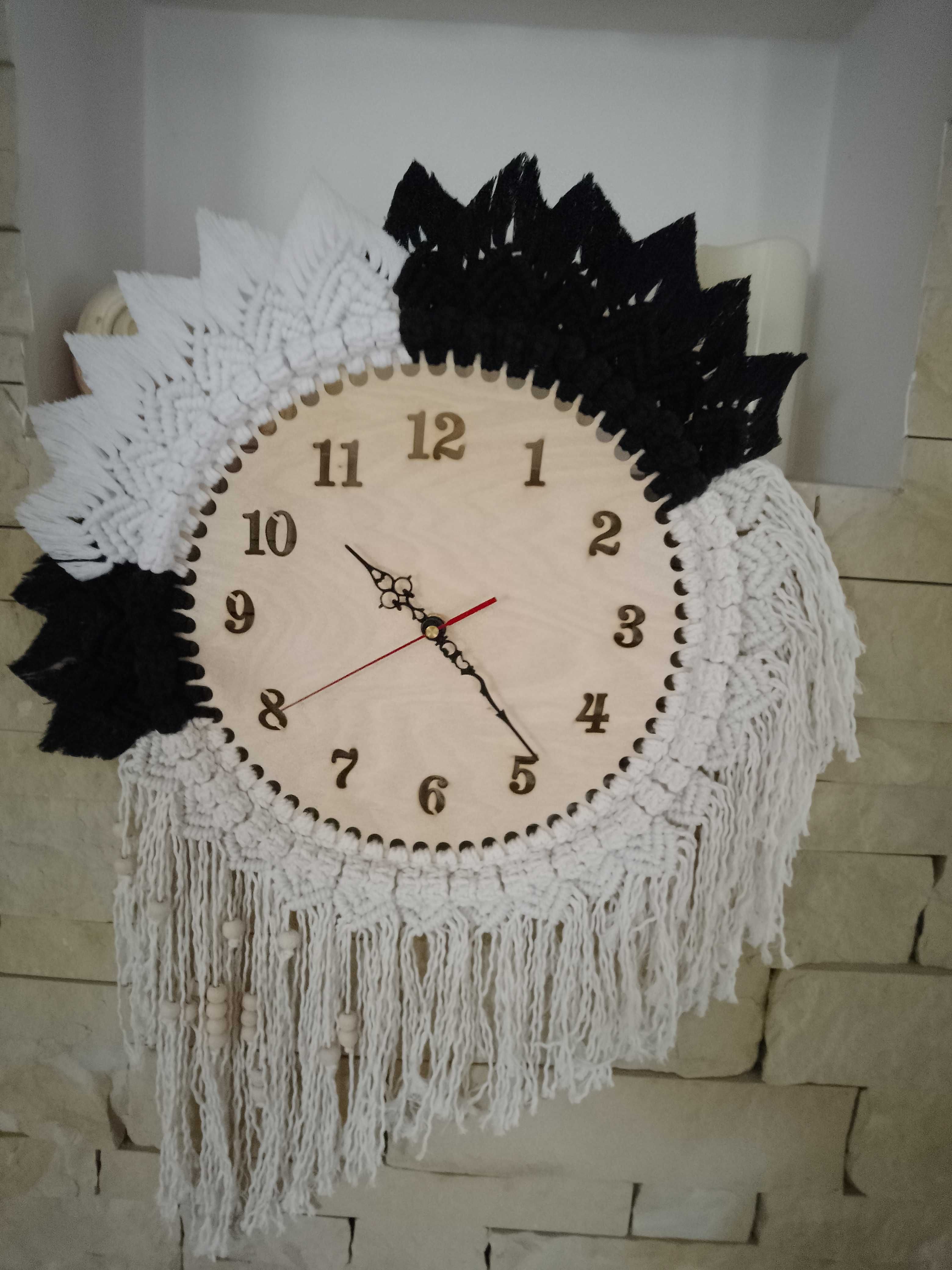 Zegar ścienny boho