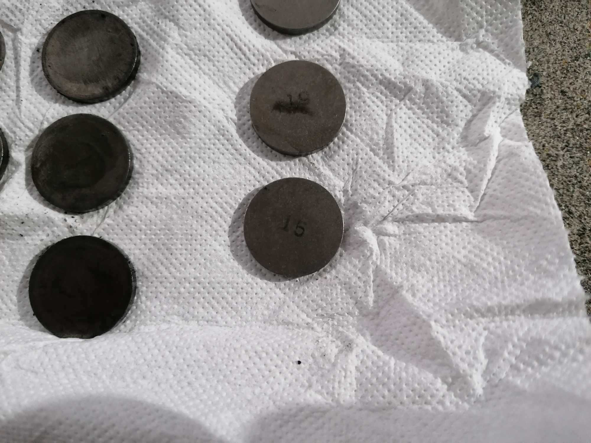 Pastilhas de afinação de válvulas - TOYOTA