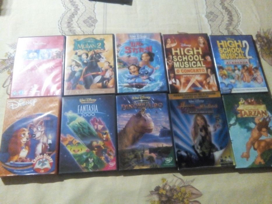 DVD's Walt Disney (Vende-se tudo ou separadamente)