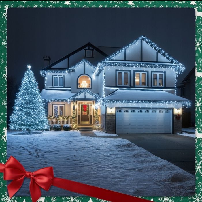 Sople LED 300 zimne 13,5m z efektem flash odporne IP44 kurtyna świetln