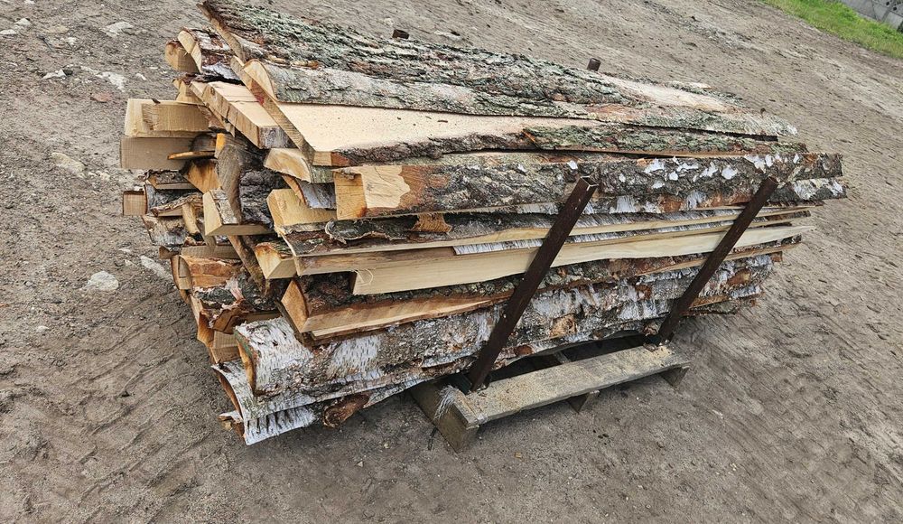 Drewno kominkowe opałowe zrzyna tartaczna brzoza GRUBA