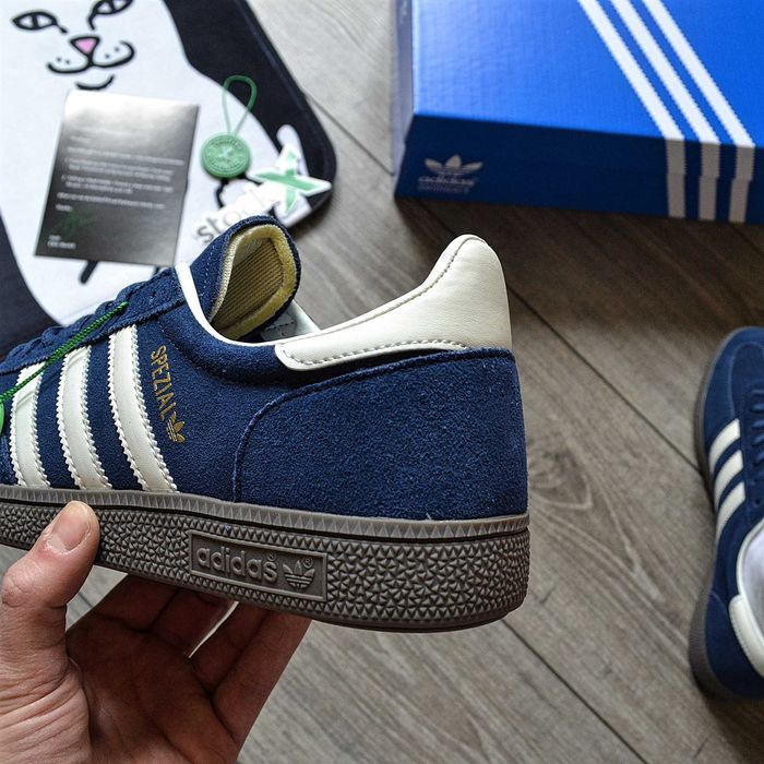 Мужские кроссовки Adidas Handball Spezial 'Blue' Premium. 40-45