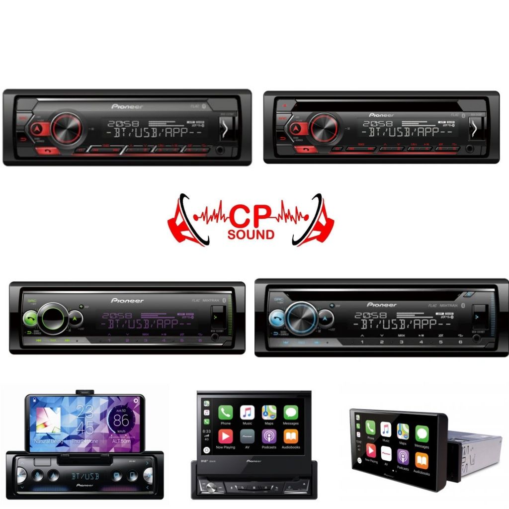 Auto radio 1 din / 2 din Pioneer Alpine Jvc Kenwood Sony p/ Carro Jipe