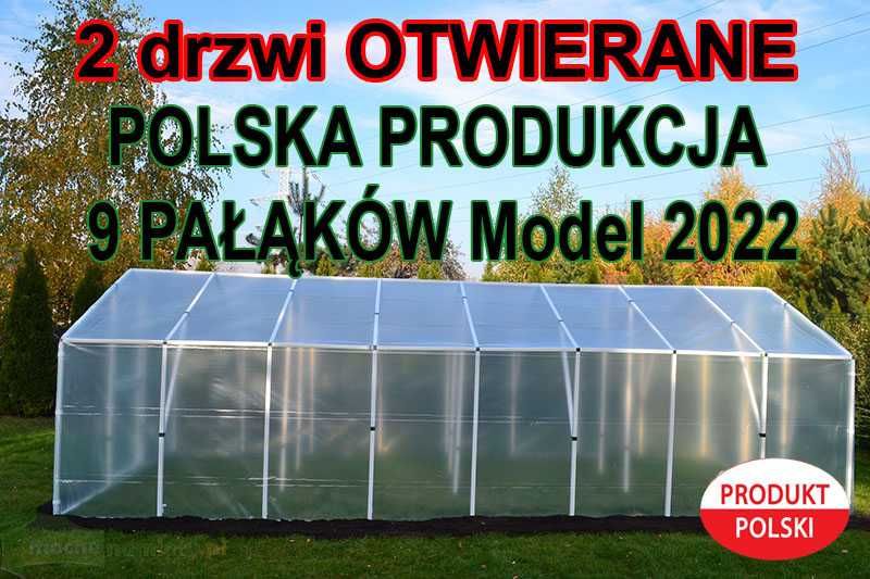 55KG WZMOCNIONY 18 3x6 Tunel foliowy ogrodowy Szklarnia foliak warzywa