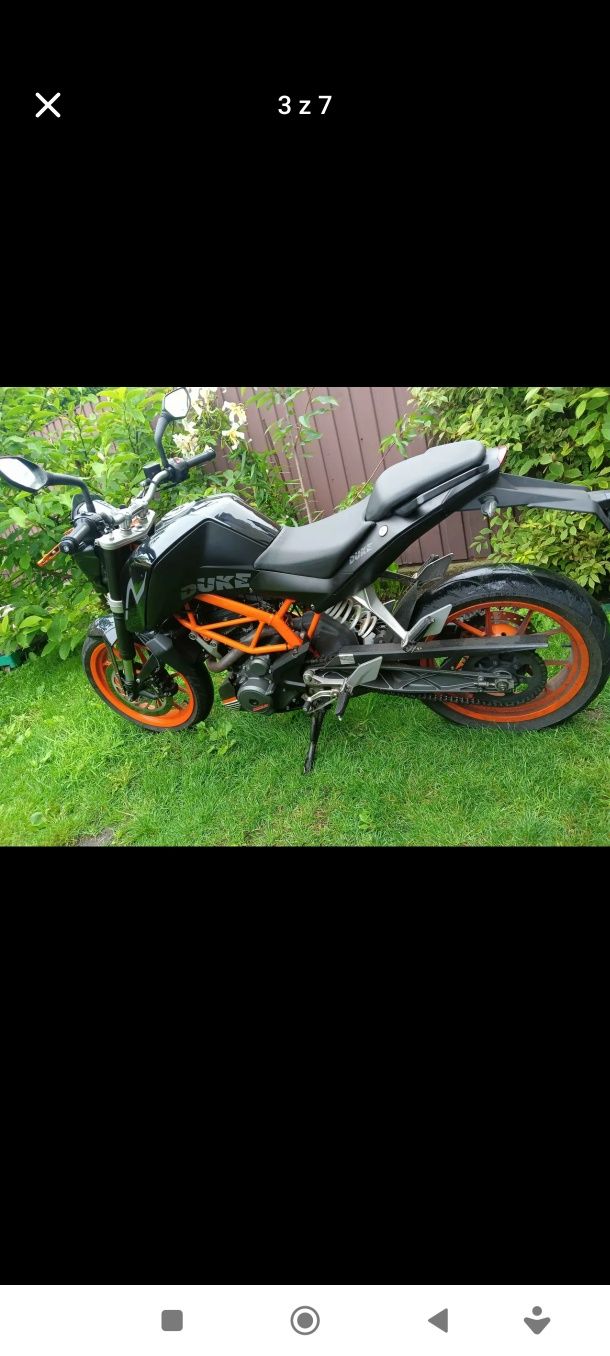 Motocykl KTM Duke 2014
