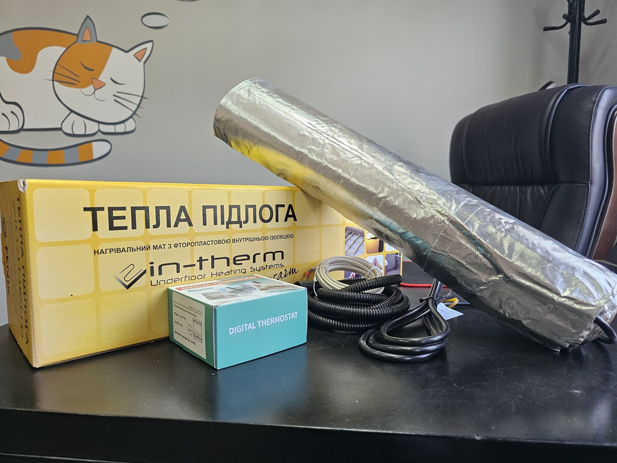 Тепла підлога під плитку Fenix, In-Therm. Власний склад