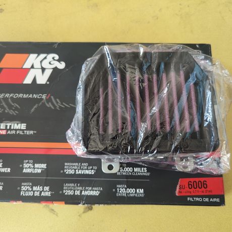 K&N nowy sportowy filtr powietrza Suzuki GSR GSX-S600