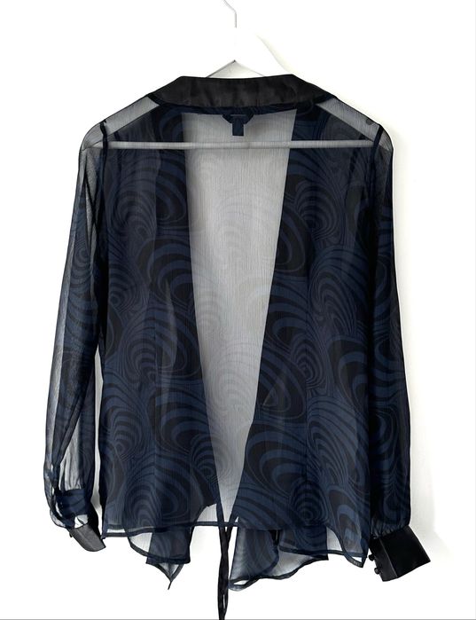 Bluzka / narzuta transparentna mgiełka wiązana NOWA