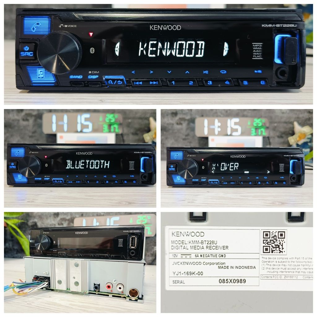 Процесорна магнітола JVC kd (Bluetooth audio)