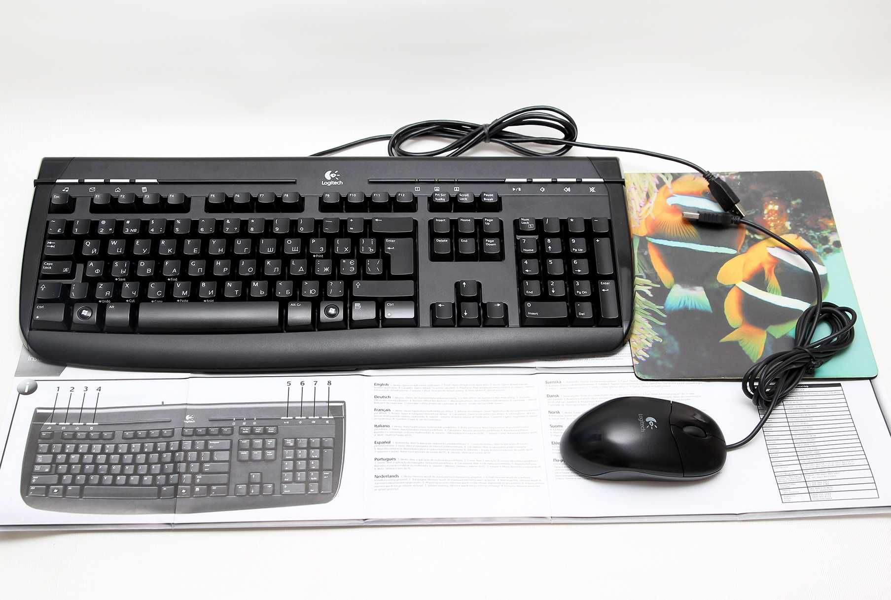 Дротова клавіатура Logitech Internet 350 Keyboard, провідна