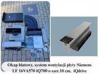Okap blatowy Siemens LF 16VA570 iQ700 o szer.10 cm, iQdrive. Jak nowy