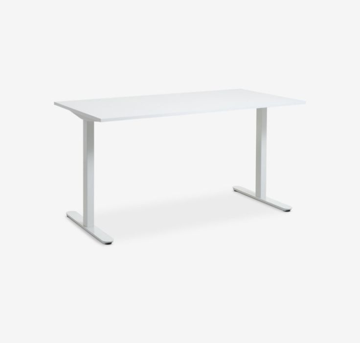 Biurko 80 X 160 biale jak nowe