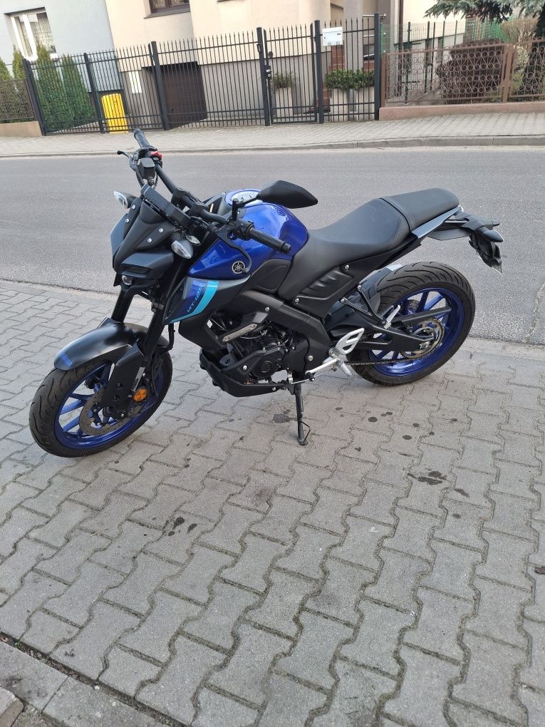 Yamaha MT 125. 2022 r. Kat. B . A1. Zarejestrowana w Polsce