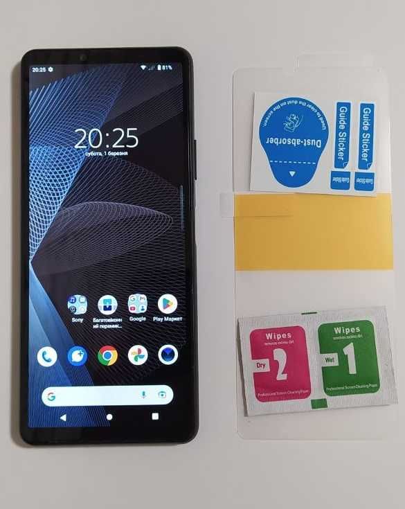 Смартфон Sony Xperia 10 III 6/128GB NFC Black Snapdragon 690