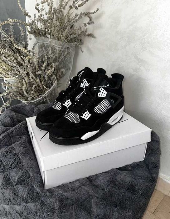 "Buty Trampki" Jordan_4_Retro_White_Thunder R.39