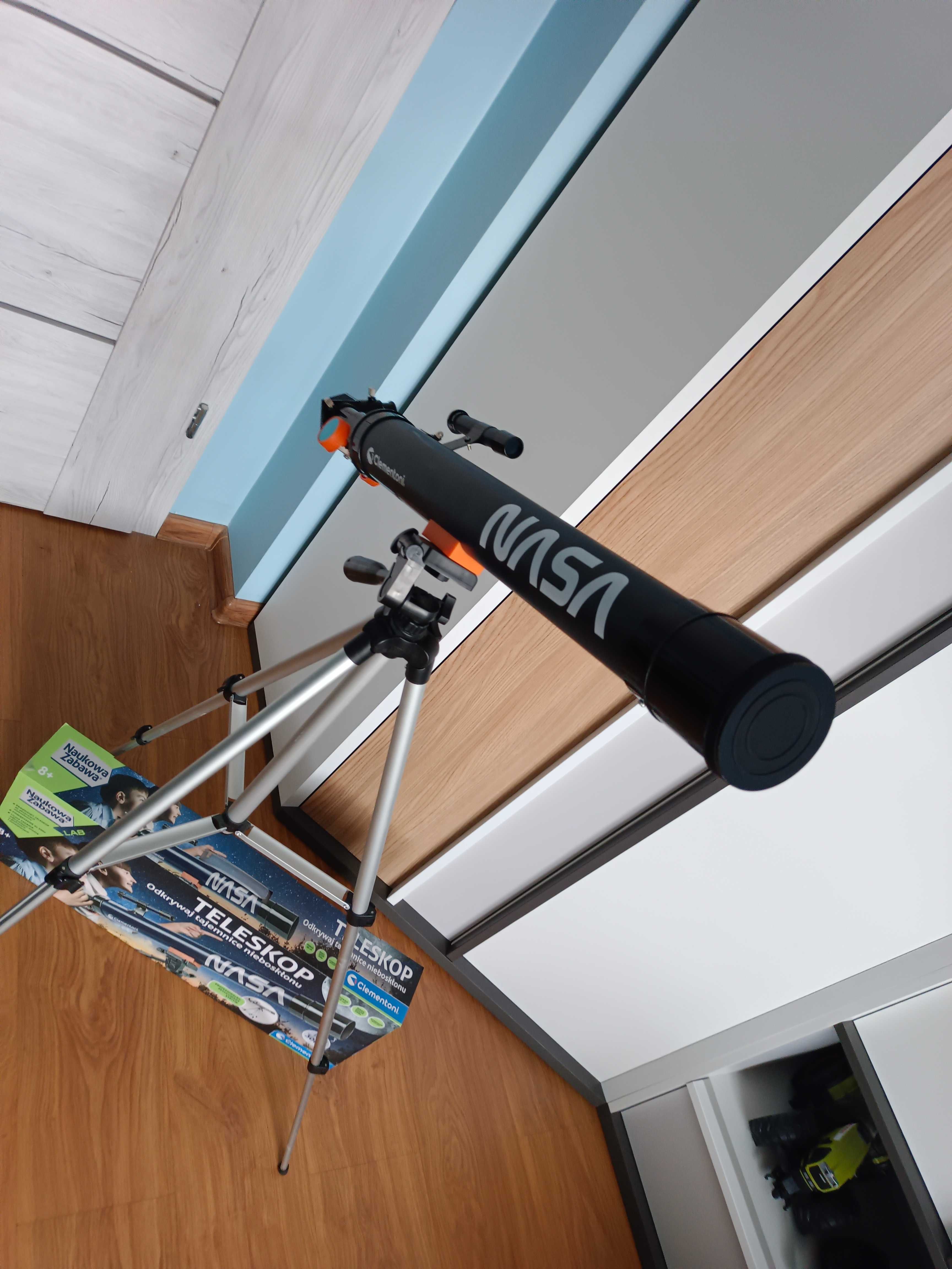 Prawdziwy teleskop Clementoni Zabawka Naukowa Nasa.Stan idealny jak no
