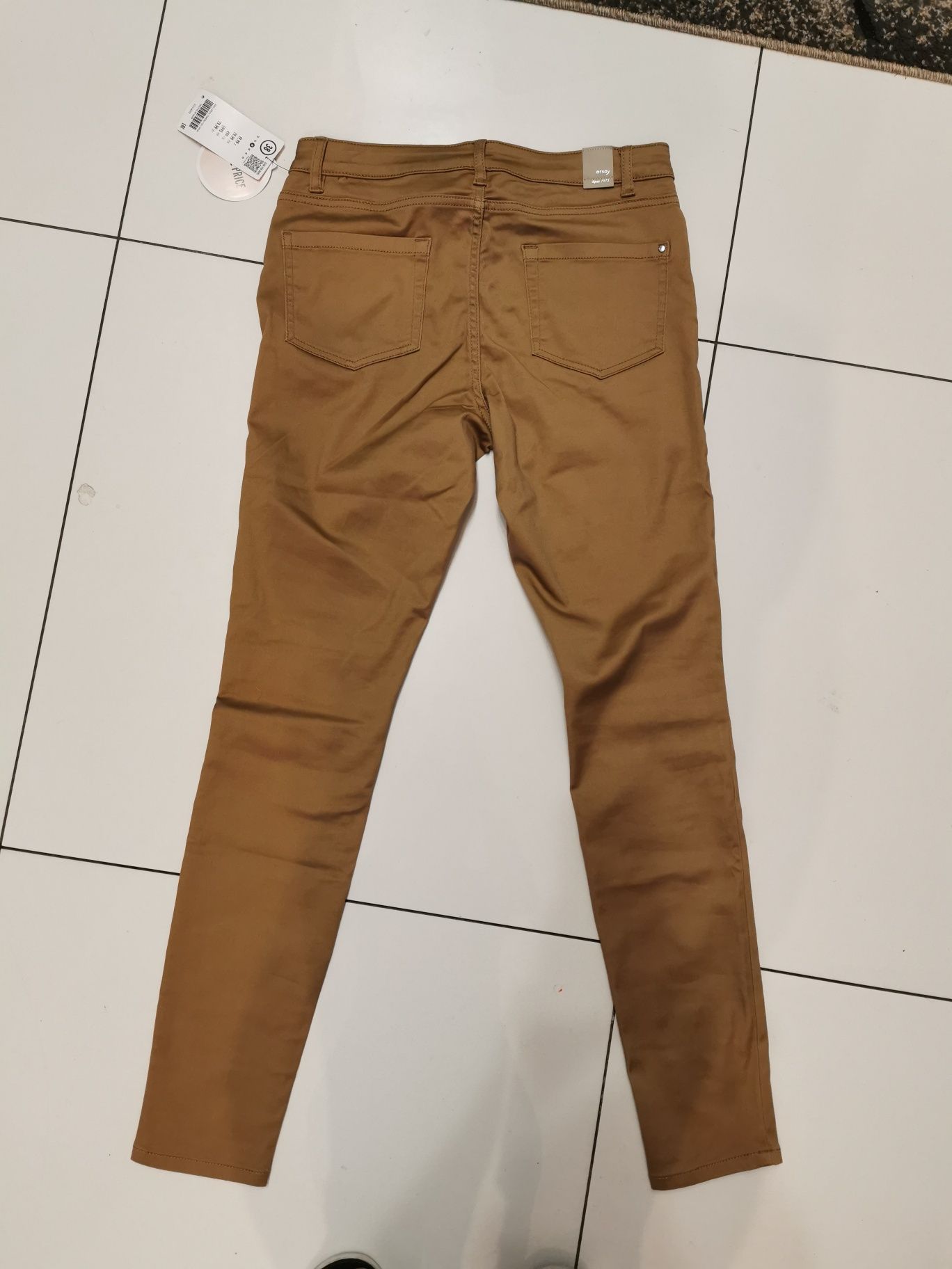 Nowe spodnie skinny beż ORSAY, w sklepie 80 zł