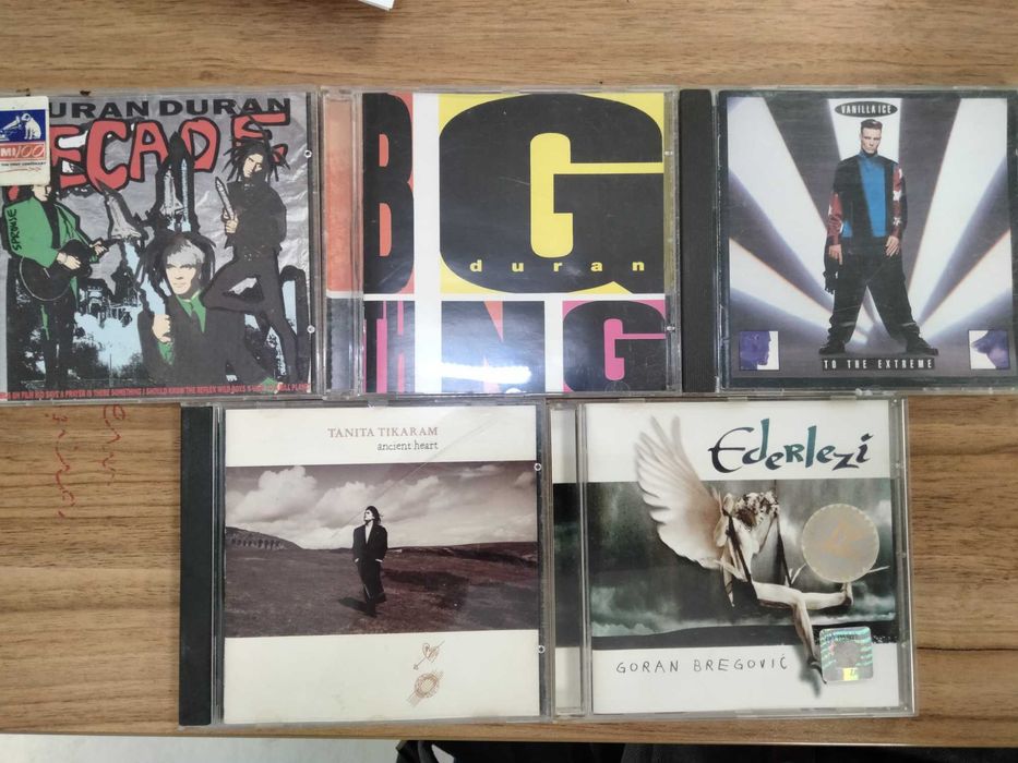 Zestaw CD. Duran Duran Vanilla Ice Tanita Tikaram Goran Bregović